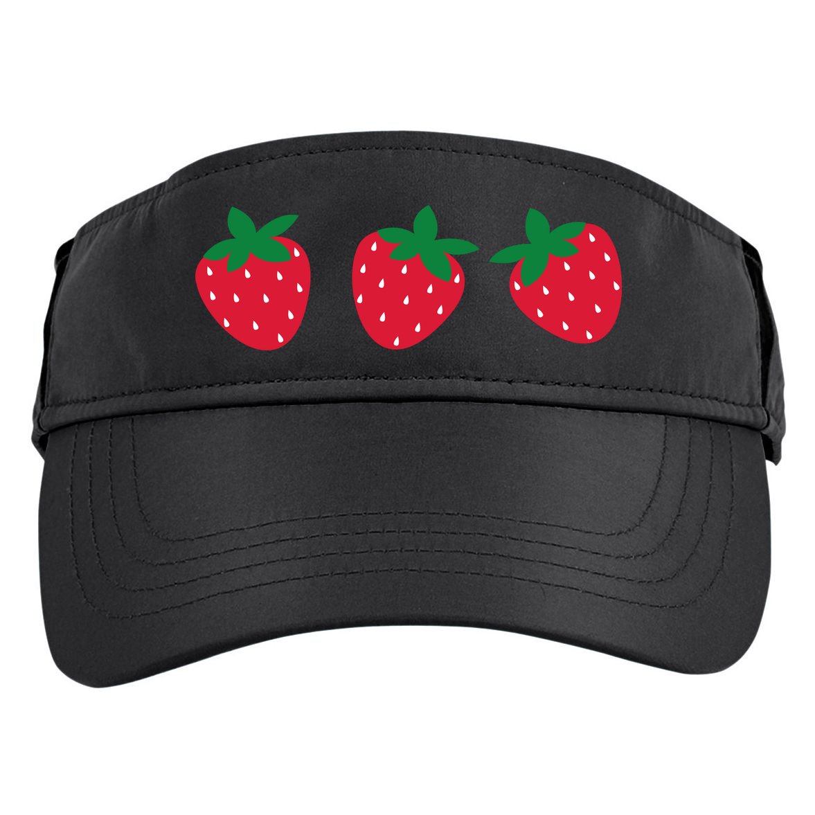 Strawberry Lover Summer Adult Drive Performance Visor