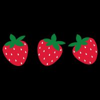 Strawberry Lover Summer Flat Bill Trucker Hat