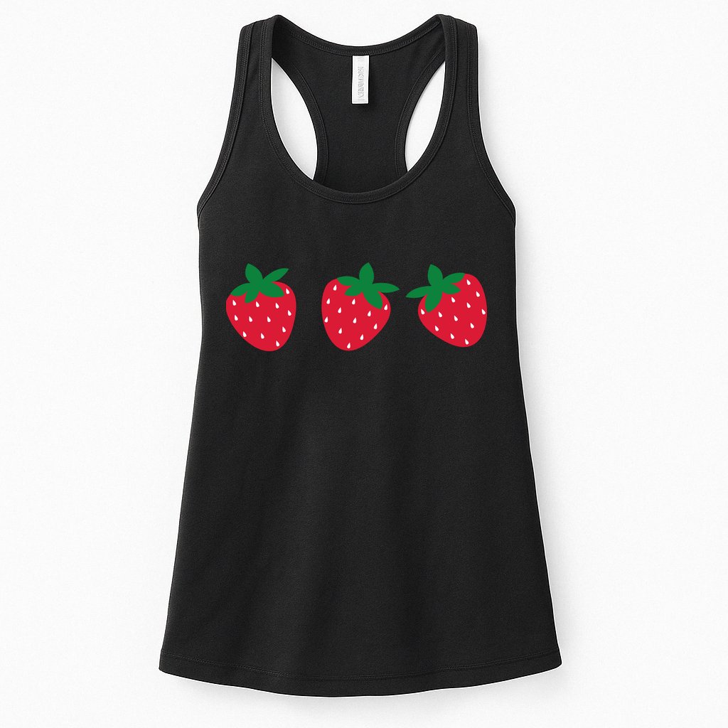 Strawberry Lover Summer Womens Tank Top