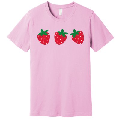 Strawberry Lover Summer Premium T-Shirt