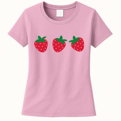Strawberry Lover Summer Womens T-Shirt