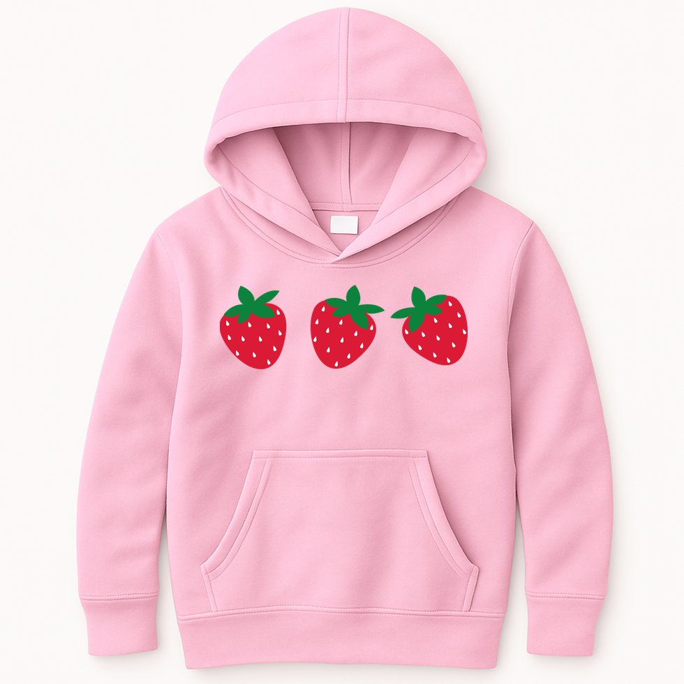 Strawberry Lover Summer Kids Hoodie