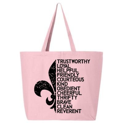 Scout Law Scouting Traits Funny  Summer Vacation 25L Jumbo Tote