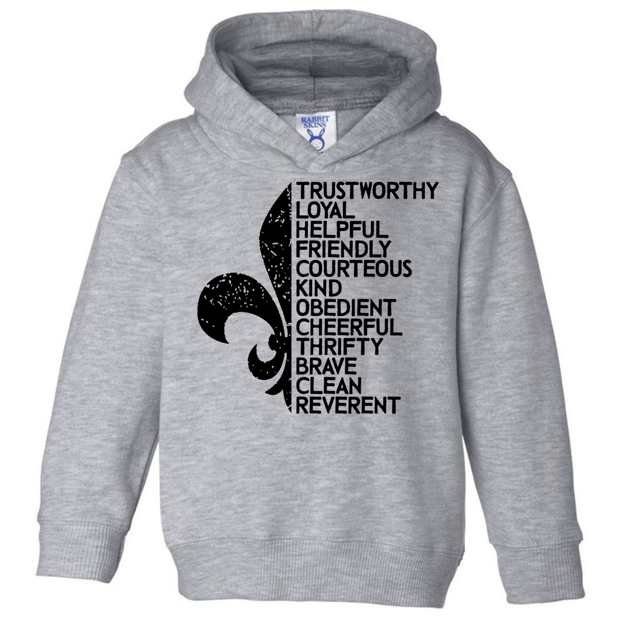 Scout Law Scouting Traits Funny  Summer Vacation Toddler Hoodie