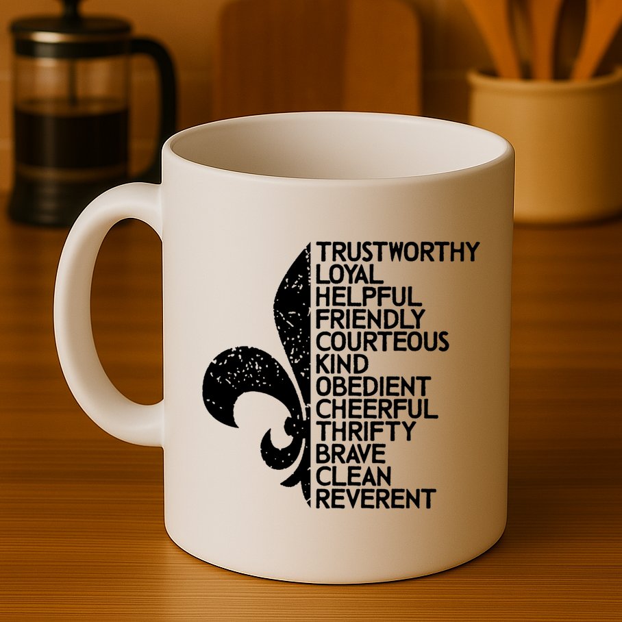 Scout Law Scouting Traits Funny  Summer Vacation Mug