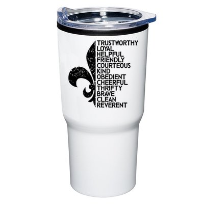 Scout Law Scouting Traits Funny  Summer Vacation Tumbler