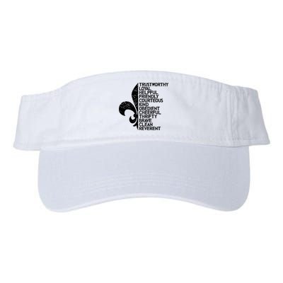 Scout Law Scouting Traits Funny  Summer Vacation Visor