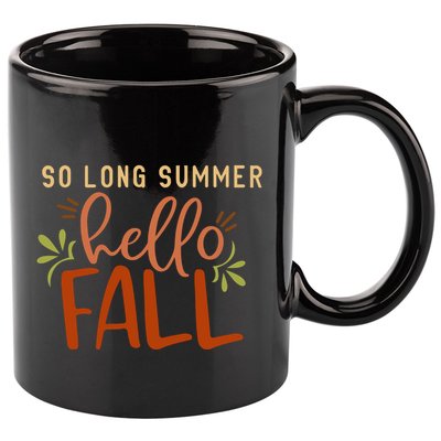 So Long Summer Hello Fall 11oz C Handle Ceramic Mug