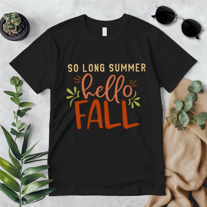 So Long Summer Hello Fall Premium T-Shirt