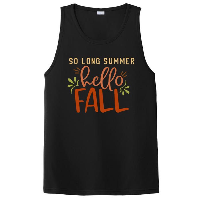 So Long Summer Hello Fall PosiCharge Competitor Tank