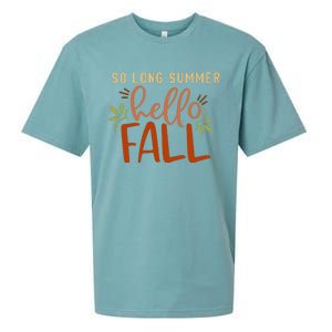 So Long Summer Hello Fall Sueded Cloud Jersey T-Shirt