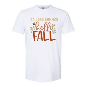 So Long Summer Hello Fall Softstyle CVC T-Shirt