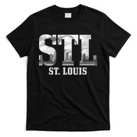 St. Louis STL Skyline Pride Missouri Vintage T-Shirt