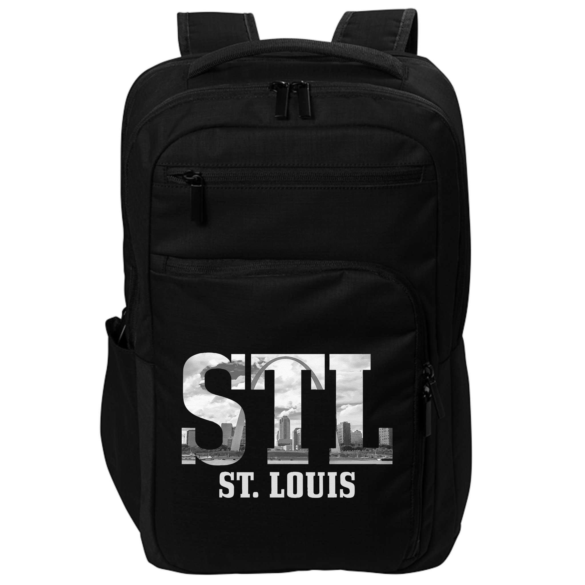 St. Louis STL Skyline Pride Missouri Vintage Impact Tech Backpack