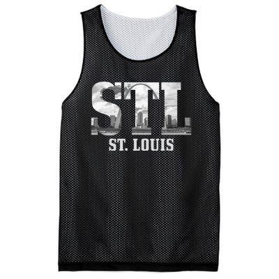 St. Louis STL Skyline Pride Missouri Vintage Mesh Reversible Basketball Jersey Tank