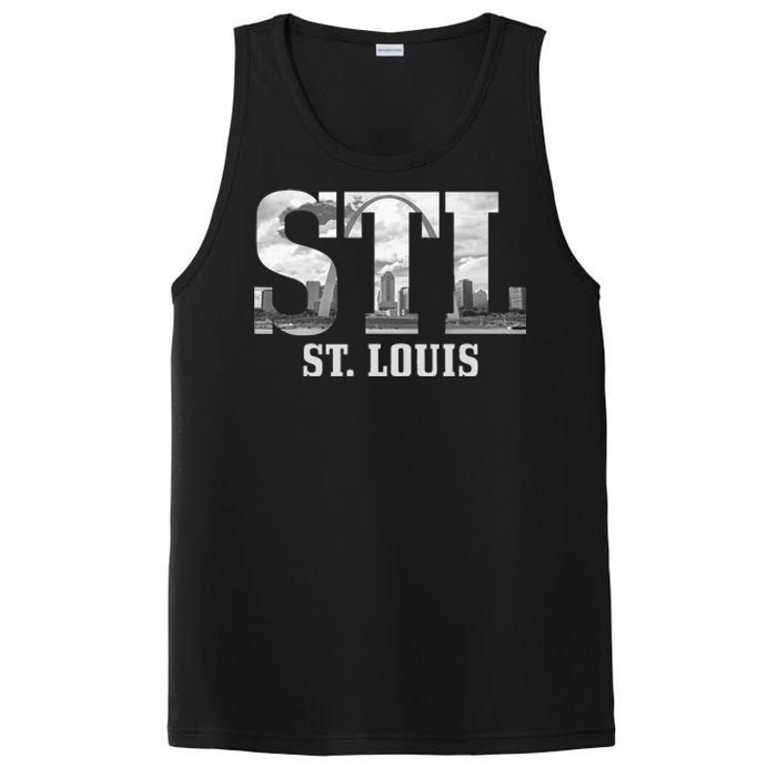 St. Louis STL Skyline Pride Missouri Vintage PosiCharge Competitor Tank