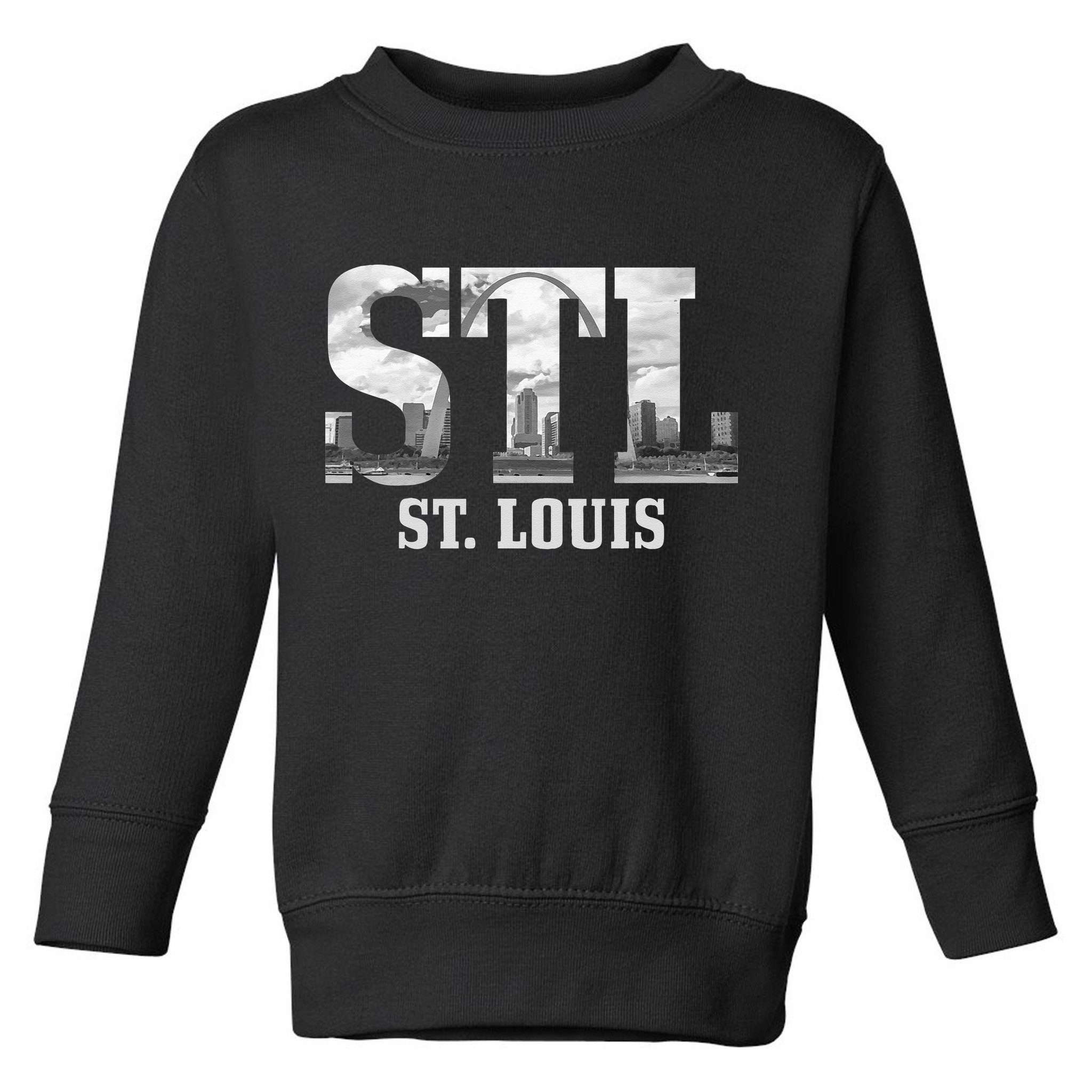 St. Louis STL Skyline Pride Missouri Vintage Toddler Sweatshirt