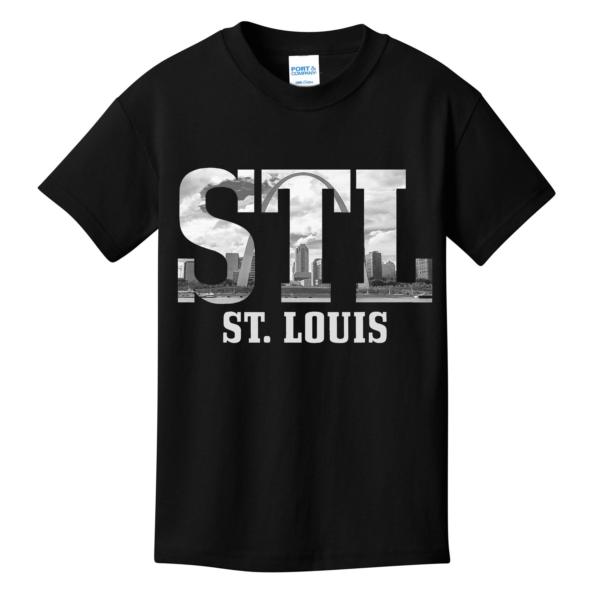 St. Louis STL Skyline Pride Missouri Vintage Kids T-Shirt
