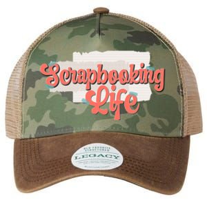 Scrapbooking Life Scrapbooker Scrapbook Gift Legacy Tie Dye Trucker Hat