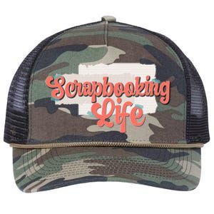 Scrapbooking Life Scrapbooker Scrapbook Gift Retro Rope Trucker Hat Cap