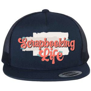 Scrapbooking Life Scrapbooker Scrapbook Gift Flat Bill Trucker Hat