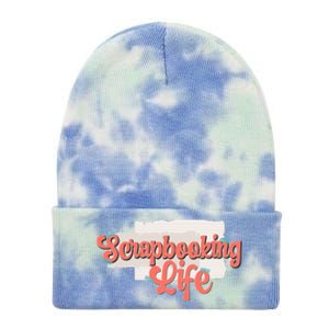 Scrapbooking Life Scrapbooker Scrapbook Gift Tie Dye 12in Knit Beanie