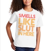 Smells Like Slut In Here Funny Humor Kids T-Shirt