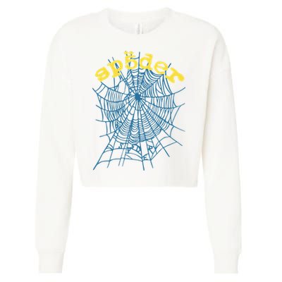Spider Legacy Cropped Pullover Crew