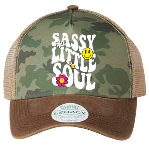 Sassy Little Soul Groovy Retro Cute Legacy Tie Dye Trucker Hat