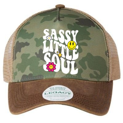 Sassy Little Soul Groovy Retro Cute Legacy Tie Dye Trucker Hat