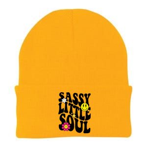 Sassy Little Soul Groovy Retro Cute Knit Cap Winter Beanie