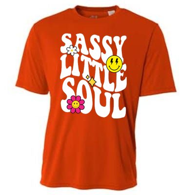 Sassy Little Soul Groovy Retro Cute Cooling Performance Crew T-Shirt