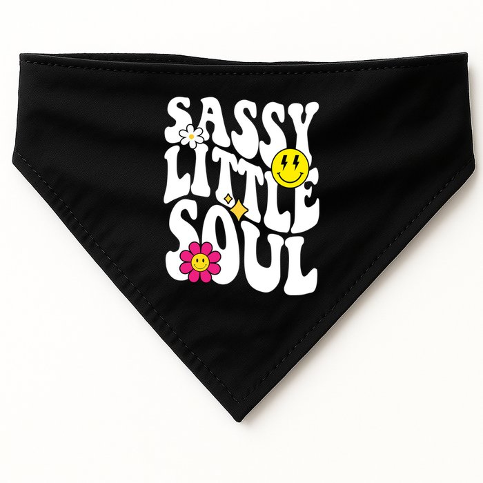 Sassy Little Soul Groovy Retro Cute USA-Made Doggie Bandana