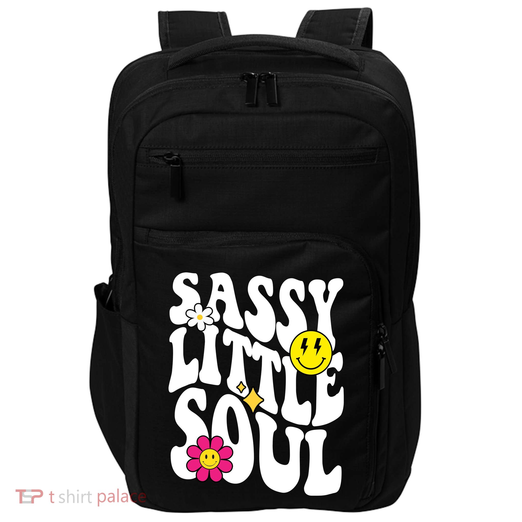 Sassy Little Soul Groovy Retro Cute Impact Tech Backpack
