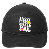 Sassy Little Soul Groovy Retro Cute 7-Panel Snapback Hat