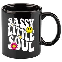 Sassy Little Soul Groovy Retro Cute 11oz C Handle Ceramic Mug