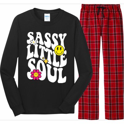 Sassy Little Soul Groovy Retro Cute Long Sleeve Pajama Set