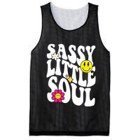 Sassy Little Soul Groovy Retro Cute Mesh Reversible Basketball Jersey Tank