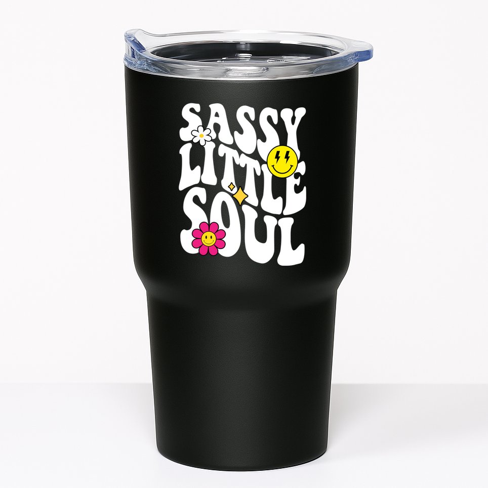 Sassy Little Soul Groovy Retro Cute Tumbler