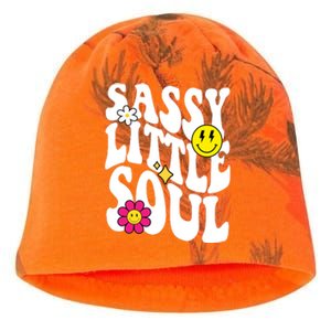 Sassy Little Soul Groovy Retro Cute Kati - Camo Knit Beanie