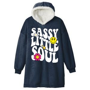 Sassy Little Soul Groovy Retro Cute Hooded Wearable Blanket