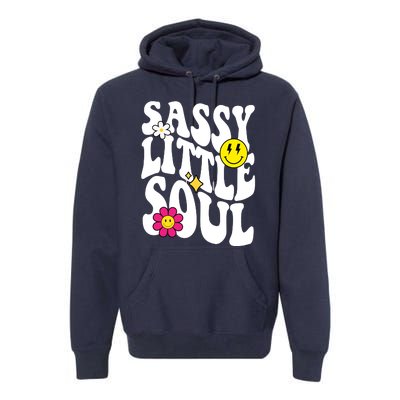 Sassy Little Soul Groovy Retro Cute Premium Hoodie