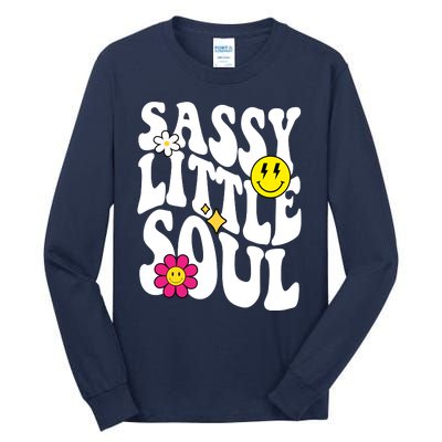 Sassy Little Soul Groovy Retro Cute Tall Long Sleeve T-Shirt