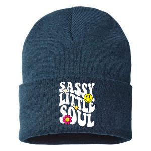 Sassy Little Soul Groovy Retro Cute Sustainable Knit Beanie