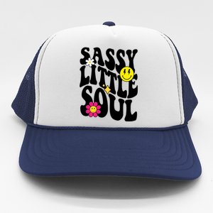 Sassy Little Soul Groovy Retro Cute Trucker Hat