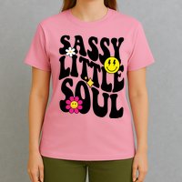 Sassy Little Soul Groovy Retro Cute T-Shirt