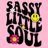 Sassy Little Soul Groovy Retro Cute T-Shirt