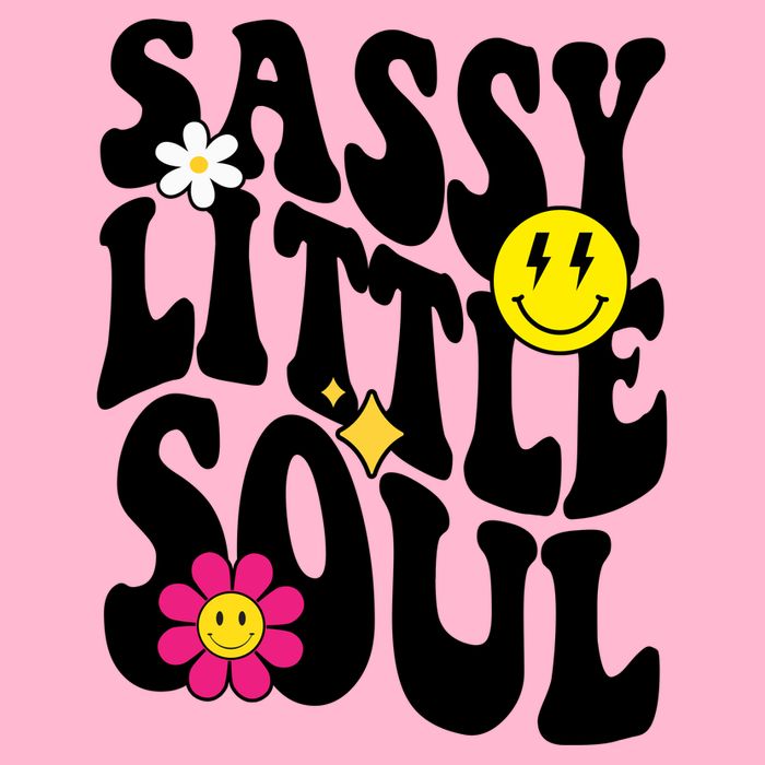 Sassy Little Soul Groovy Retro Cute T-Shirt