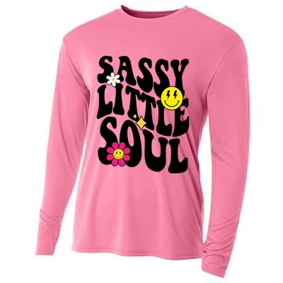 Sassy Little Soul Groovy Retro Cute Cooling Performance Long Sleeve Crew