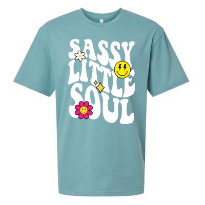 Sassy Little Soul Groovy Retro Cute Sueded Cloud Jersey T-Shirt